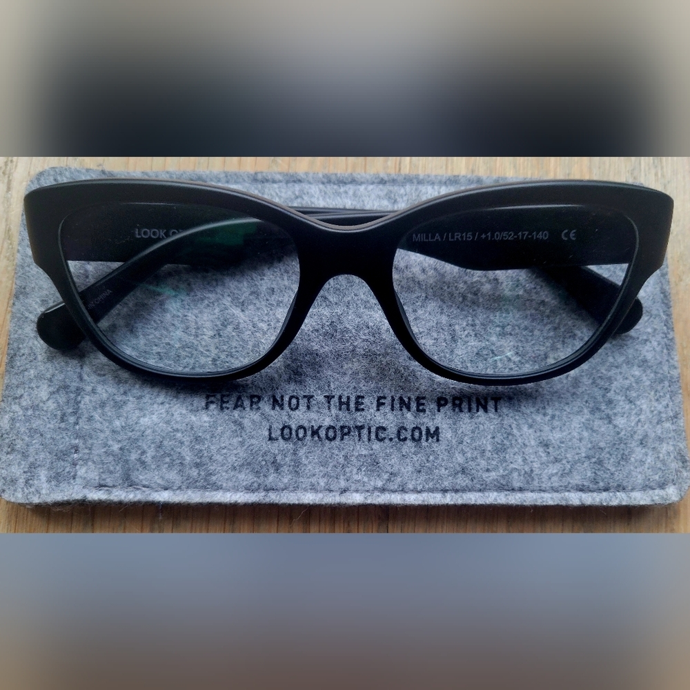 LOOK OPTIC Milla Readers +1.00 Balck